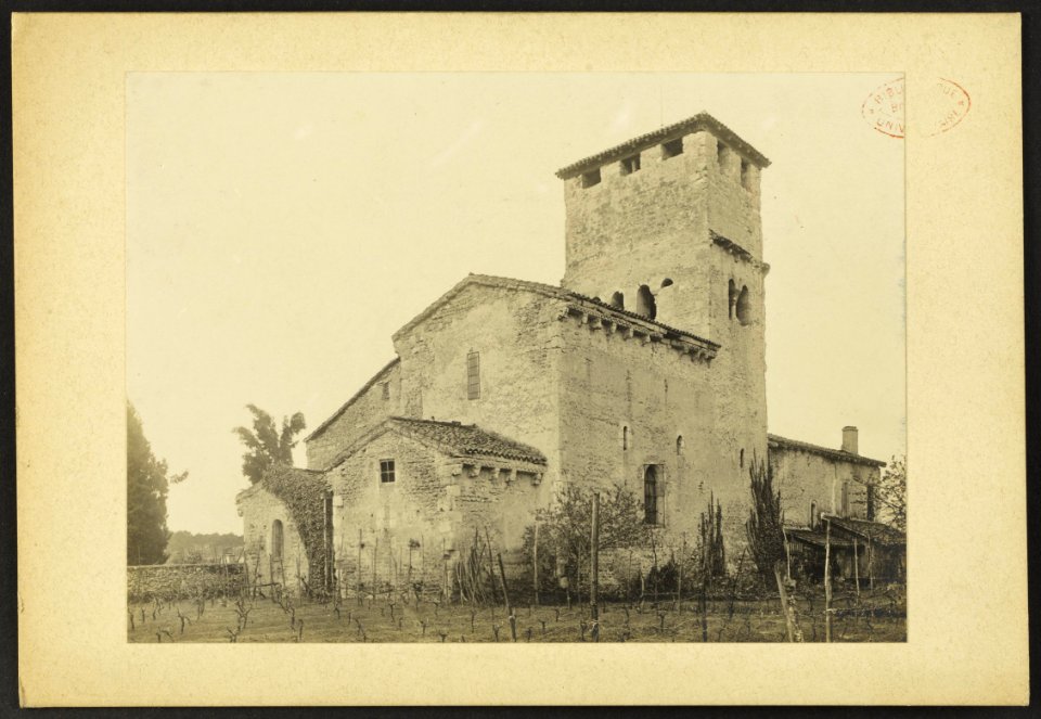 Église Sainte-Marie de Bostens - J-A Brutails - Université Bordeaux Montaigne - 1660