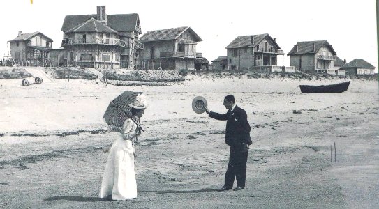 Élégance sur la plage de Capbreton