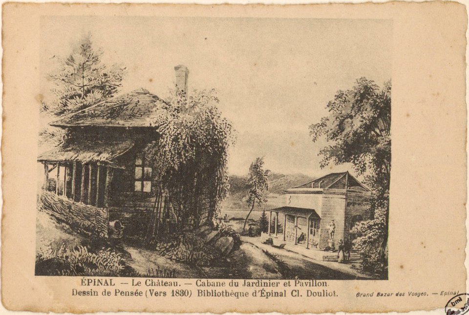 Épinal, Le Château, Cabane du jardinier et pavillon. … CP 2269 PsurR