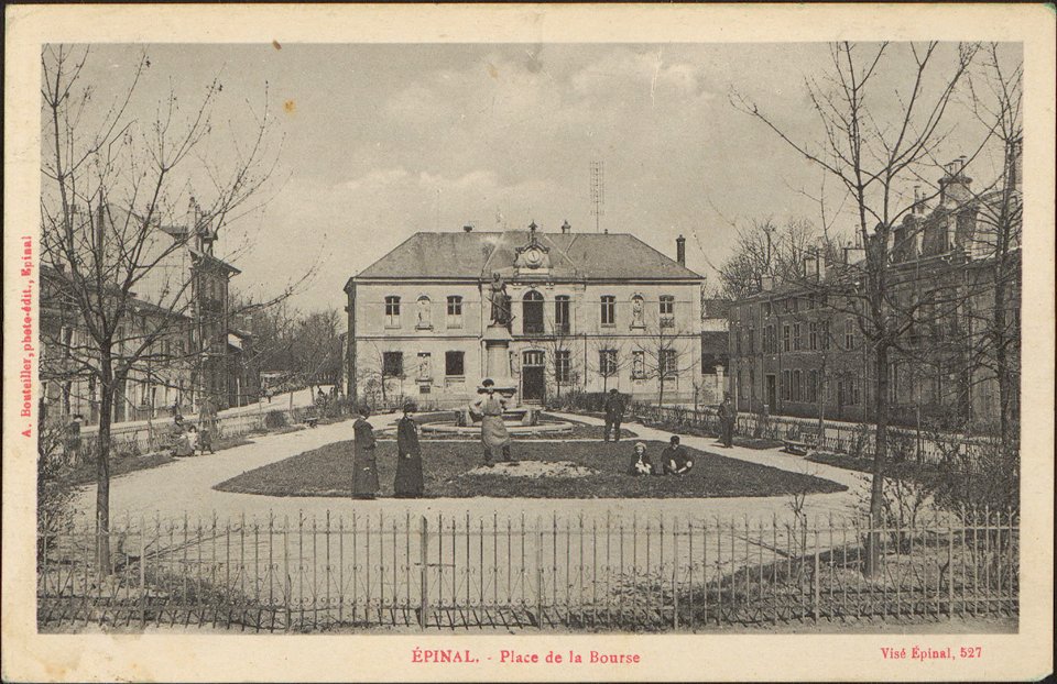 Épinal, Place de la Bourse CP 0393 PR