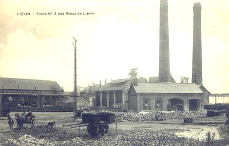 Éleu-dit-Leauwette - Fosse n° 3 - 3 bis - 3 ter des mines de Liévin (B)