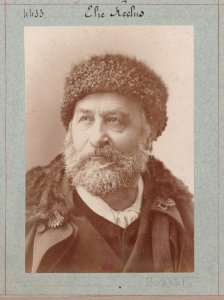 Élie Reclus, par Nadar, avec toque, original