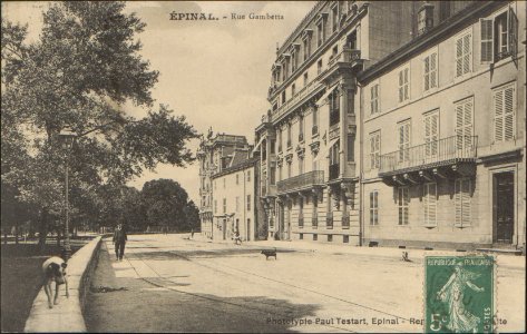 Épinal, Rue Gambetta CP 0332 PsurR