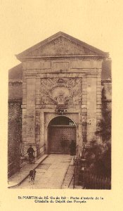 Île de Ré-FR-17-Saint Martin-porte du dépot des forçats