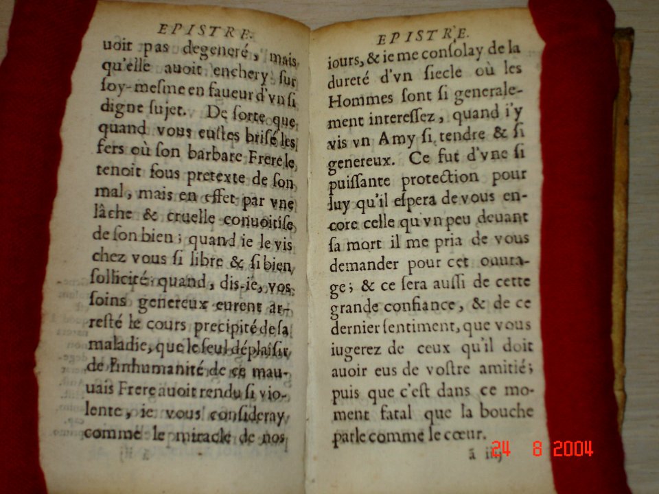 Épître dédicatoire de l'Histoire comique de Cyrano de Bergerac
