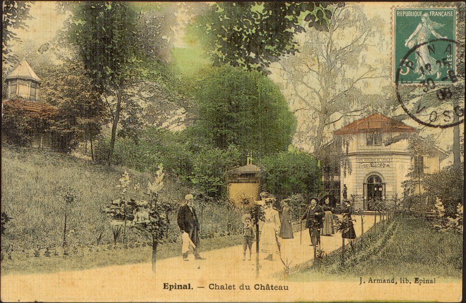 Épinal, Châlet du Château CP 0785 PsurR