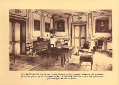 Île de Ré-FR-17-hôpital de Saint-Martin-salle d'honneur