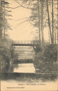Épinal, Pont rustique au Château. CP 0027 PsurR
