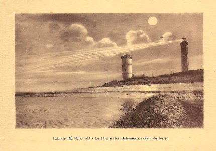 Île de Ré-FR-17-phare des Baleines au clair de lune
