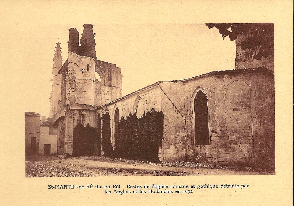 Île de Ré-FR-17-Saint Martin-ruines église romane