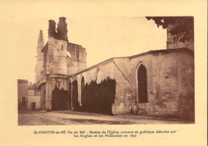 Île de Ré-FR-17-Saint Martin-ruines église romane