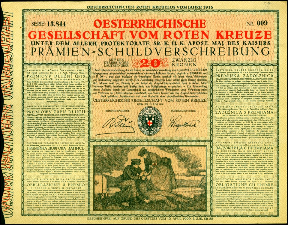 Österr. Gesellschaft vom Roten Kreuze 1916