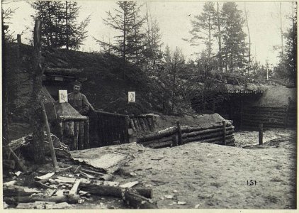 Östl.Galuzia, Inftr.Stellung 1.Linie mit Mannschaftsunterstand. (BildID 15674766)