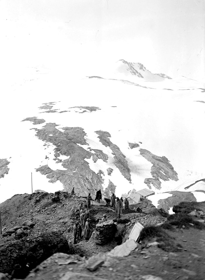 Österreicher arbeiten an Verteidigungsanlagen - CH-BAR - 3238752