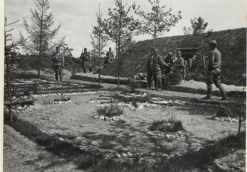 Östl.Galuzia, Mannschaftsunterstand hinter der 1.Linie. (K.u.11.KTD.) (BildID 15674724)