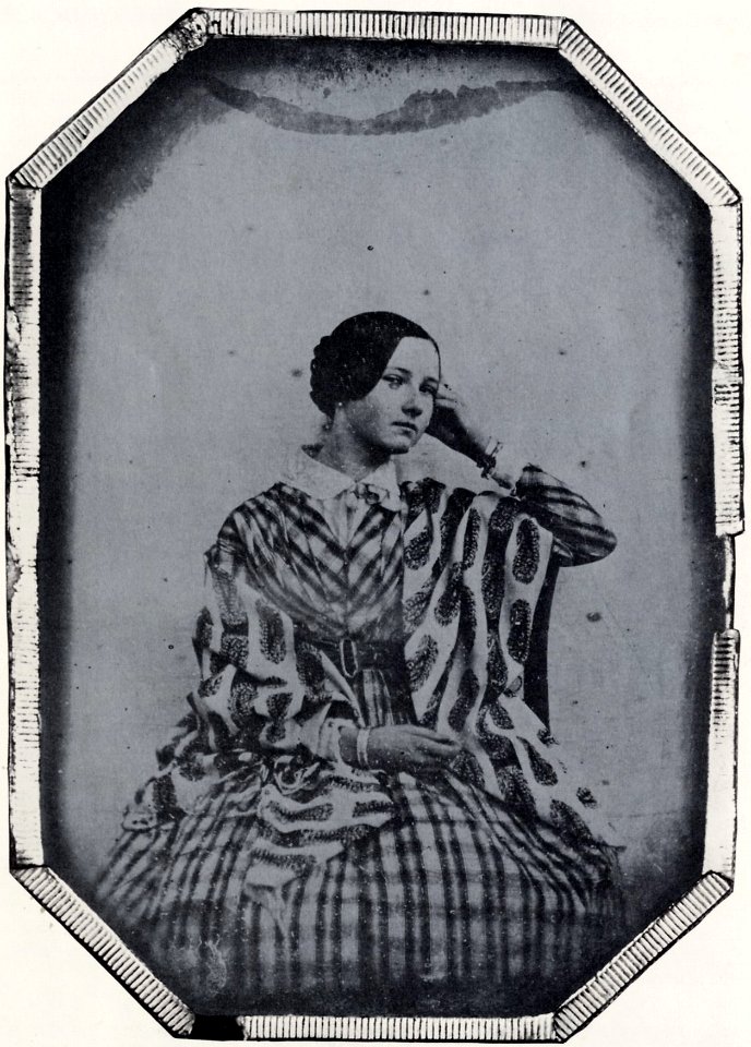 Österreichischer Photograph um 1845 - Junge Frau (Zeno Fotografie)