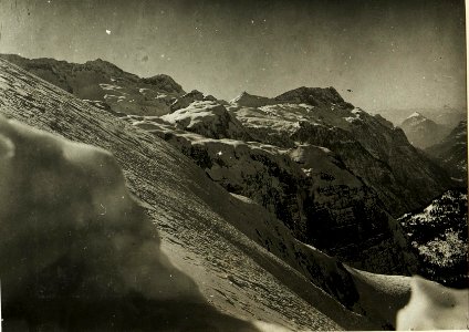 Übersichtaufnahme zur Telleaufnahme Nr, 3118 u. 3119 Itl.Kanzel. Gregnedul, Wischberg, Weissenbachspitzen. (BildID 15498650)