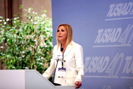 Ümit Boyner at High Advisory Council Meeting