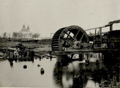 Überreste einer Wassermühle in Worotniewo, 29.I.1916 (BildID 15541498)
