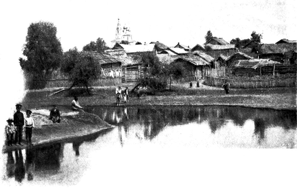 Čavusy, Basia-Zarečča. Чавусы, Бася-Зарэчча (M. Astankovič, 1905)