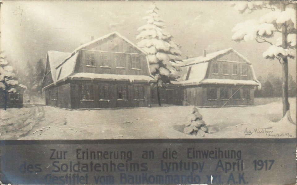 Łyntupy, Kašary. Лынтупы, Кашары (04.1917)