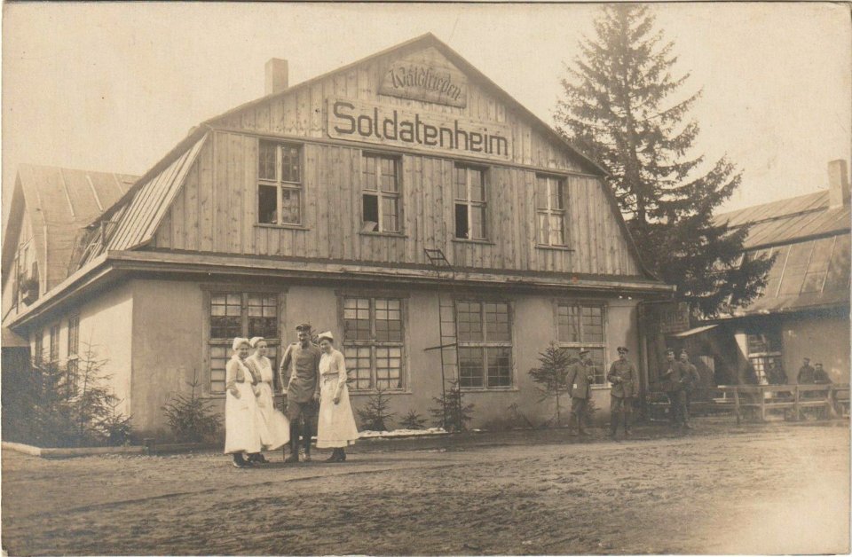 Łyntupy, Kašary. Лынтупы, Кашары (1.04.1918)