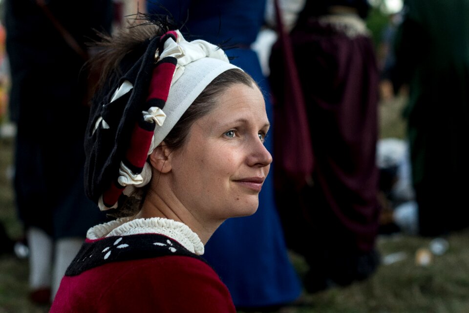 Larp reenactment visby people