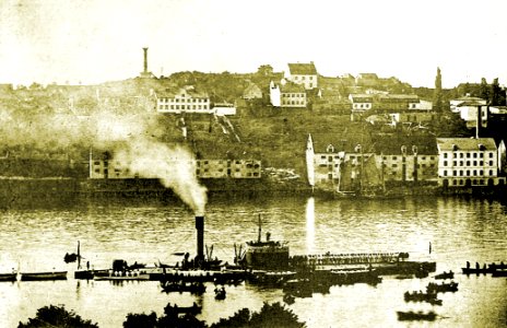 Башенная броненосная лодка Колдун в Дании, август 1865 года