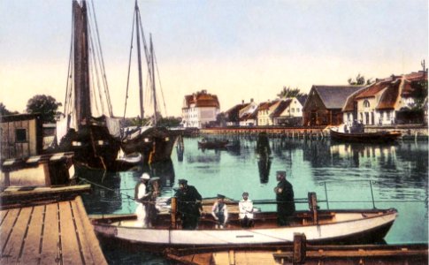 Балтийск Pillau Kr Samland Am Quergraben 1913 Julius Troege Pilllau