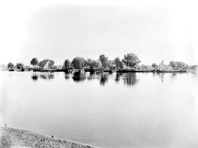 Вид на село Рыбацкое на реке Балде. 1894 г.