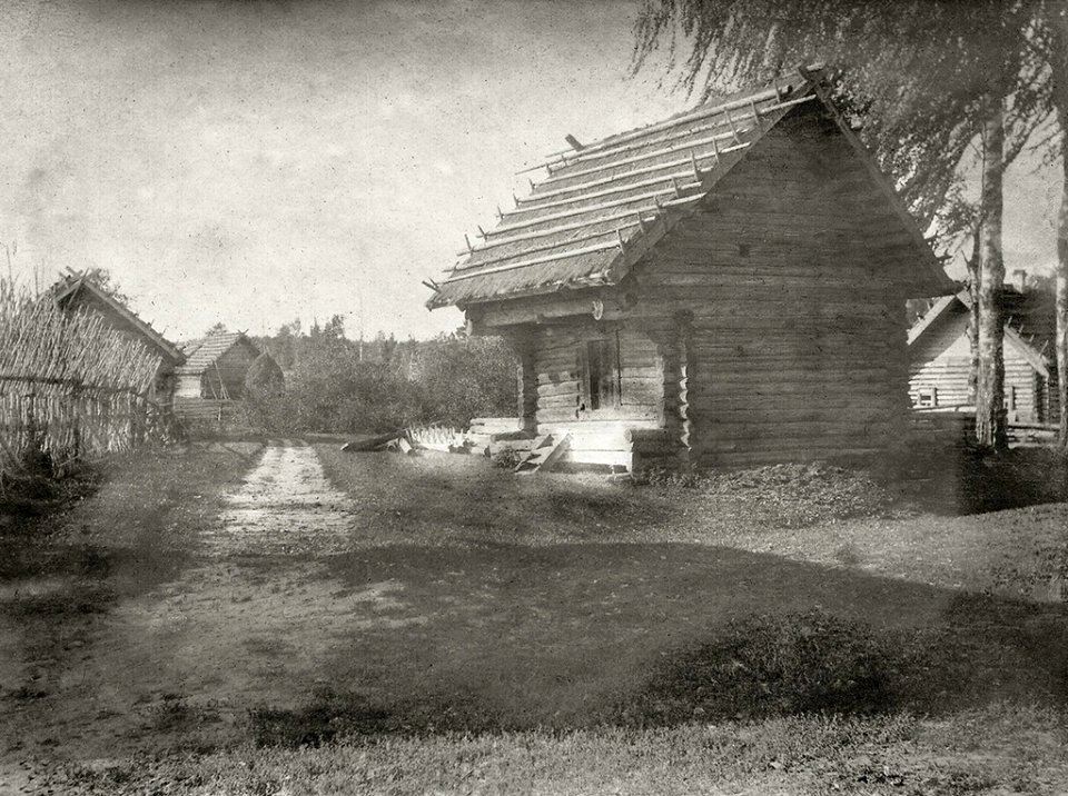 Деревня. Крутец август 1903