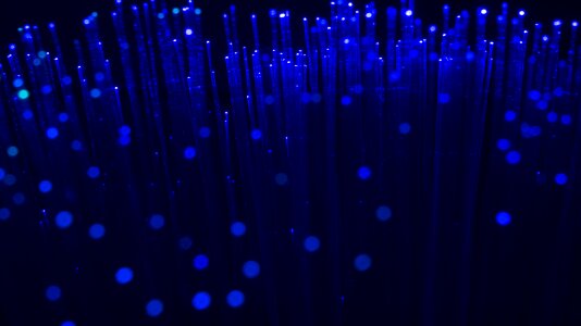 Illuminated light fiber optic photo