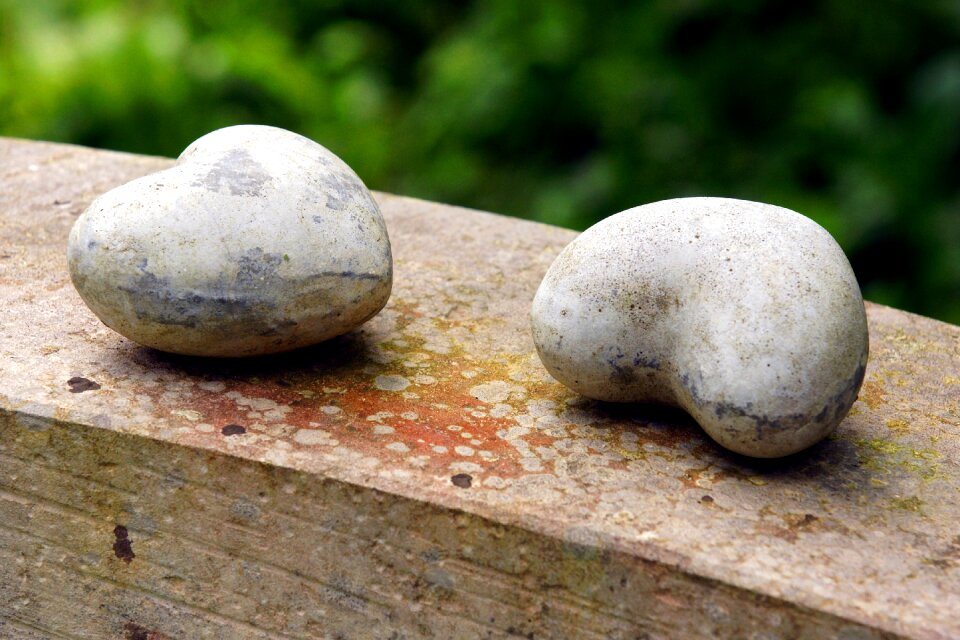 Beautiful stone heart love