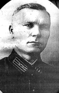 Начальник военизированной пожарной части НКВД г. Чапаевска М.А. Фадеев