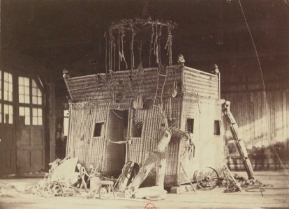 Надар Феликс. Корзина 'Гиганта' после аварии c Надаром. 1863 г content nadar-8