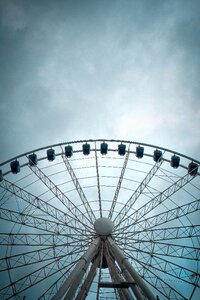 Ferris wheel ride year market photo