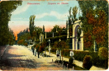 Николаевъ. Дорога въ Лѣски