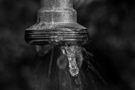 Faucet drop metal