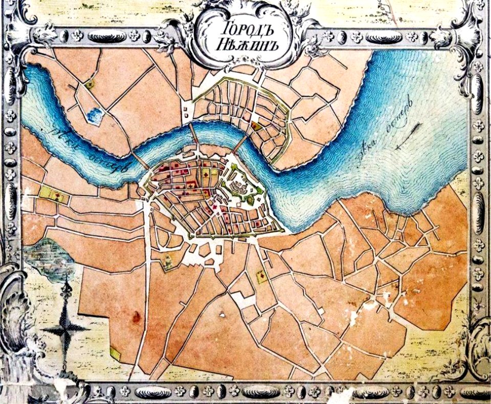 План Ніжина. 1784
