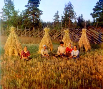 Прокудин-Горский На жнитве1 1909