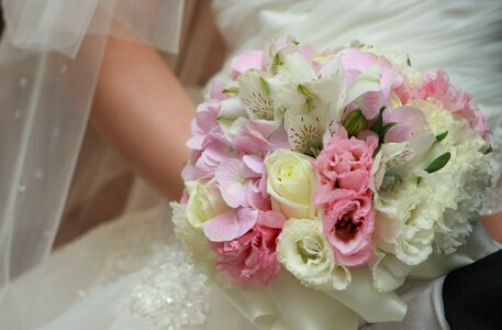Bouquet de fleurs of the bride beautiful photo