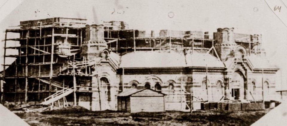 Строительство кафедрального собора в г. Самаре. 1880
