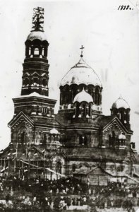 Строительство кафедрального собора в г. Самаре. 1888