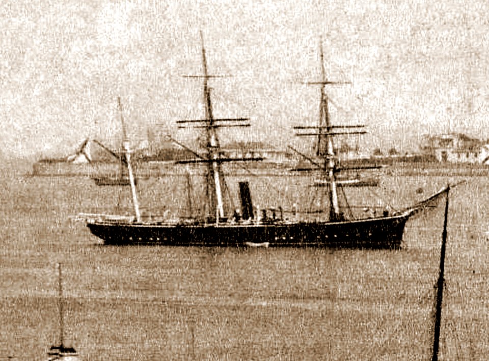 Стрелок на рейде Копенгагена, лето 1880 года