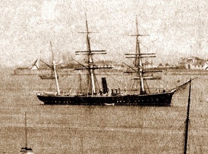 Стрелок на рейде Копенгагена, лето 1880 года