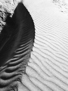 Nature gray desert gray sand photo