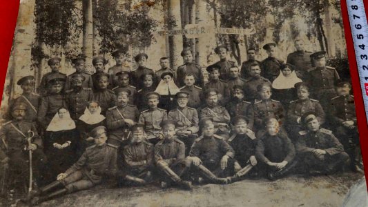 Фельдшерские учения Ташкентского военного госпиталя. 16 апреля 1912 года