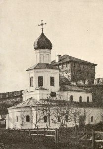 Церковь Покрова у Покровской башни в Новгородском кремле