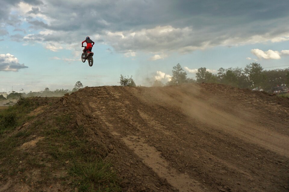 Sport motorbike riding