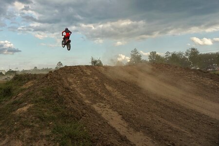 Sport motorbike riding